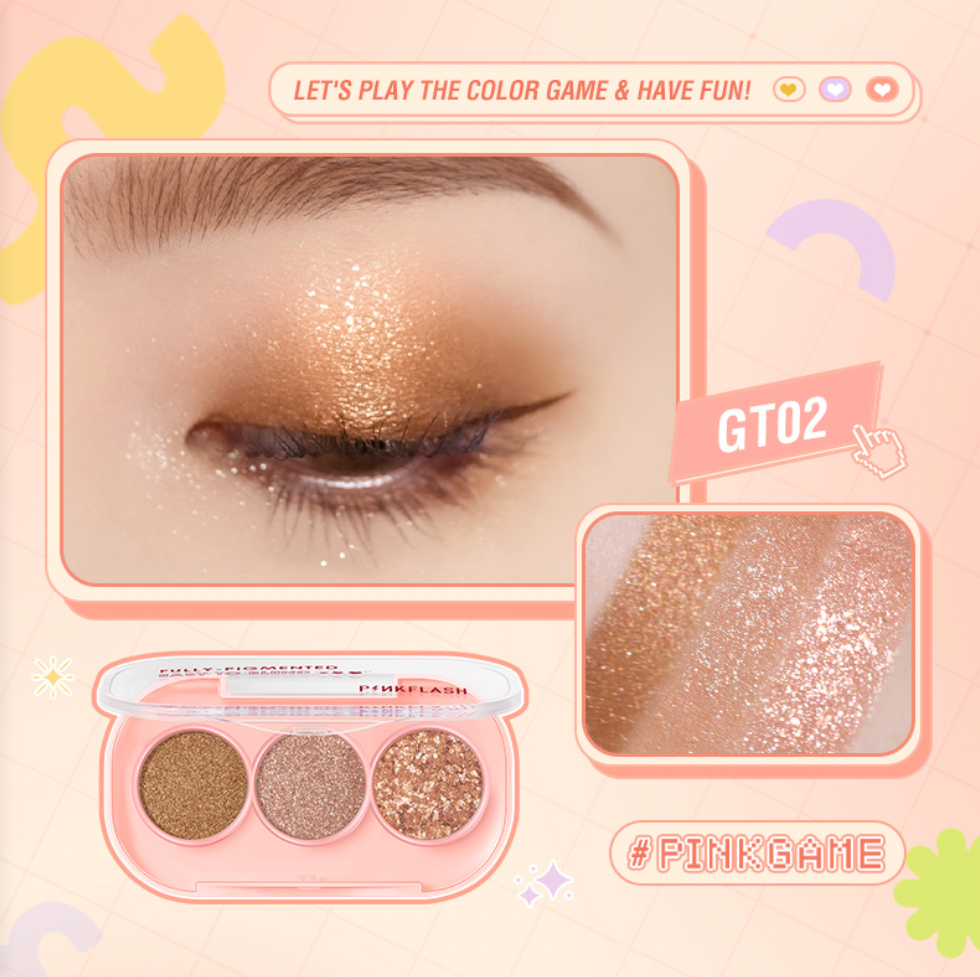 PINKFLASH - Pinkgame Eyeshadow - 11 Colors