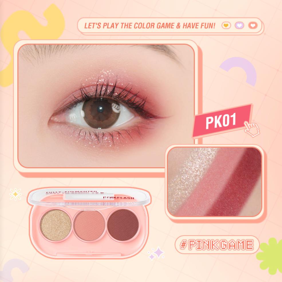 PINKFLASH - Pinkgame Eyeshadow - 11 Colors