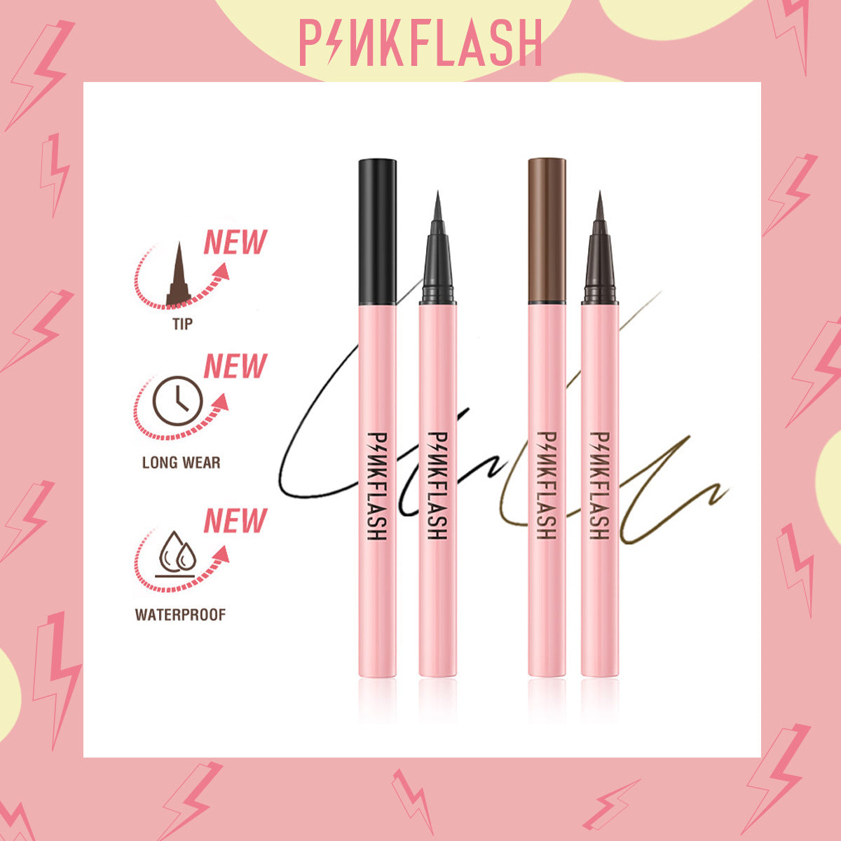 PINKFLASK - Waterproof Eyeliner - 1 Color