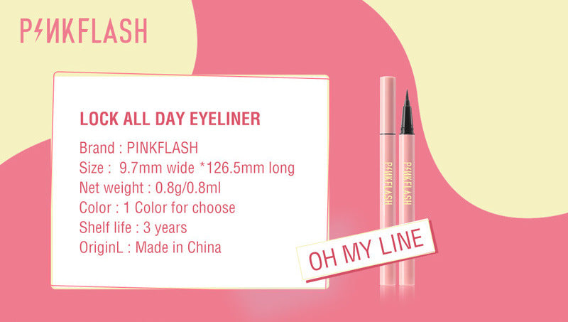 PINKFLASK - Waterproof Eyeliner - 1 Color