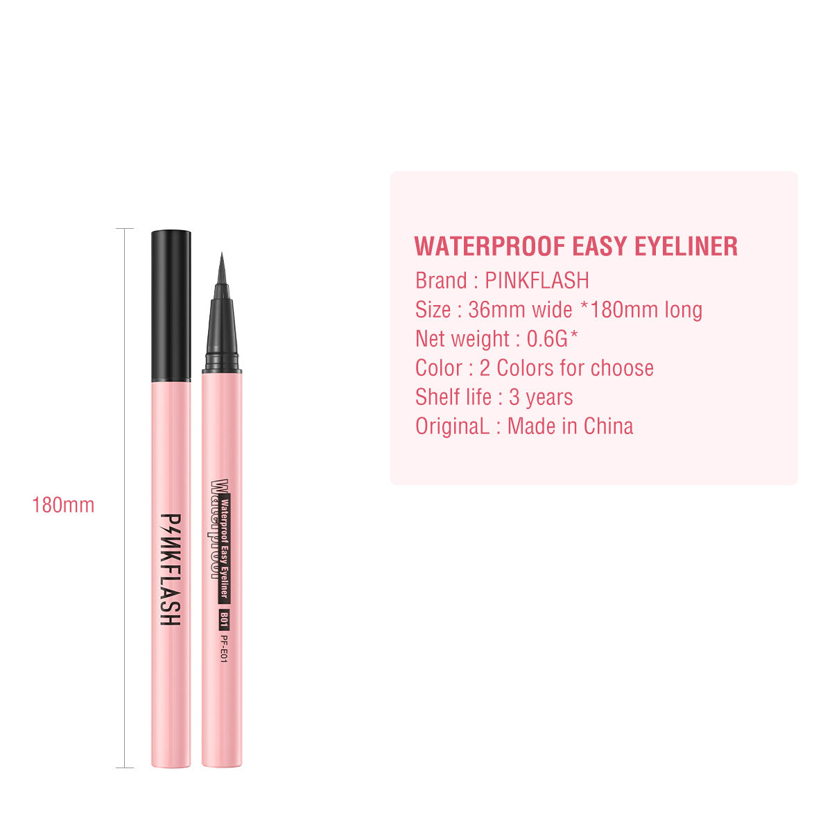 PINKFLASH - Waterproof Eyeliner - 2 Colors