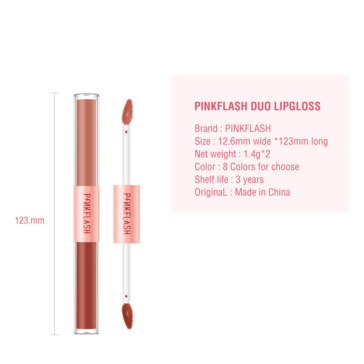 PINKFLASH - 2 in 1 Misty Velvet Lip Tint - 14 Colors