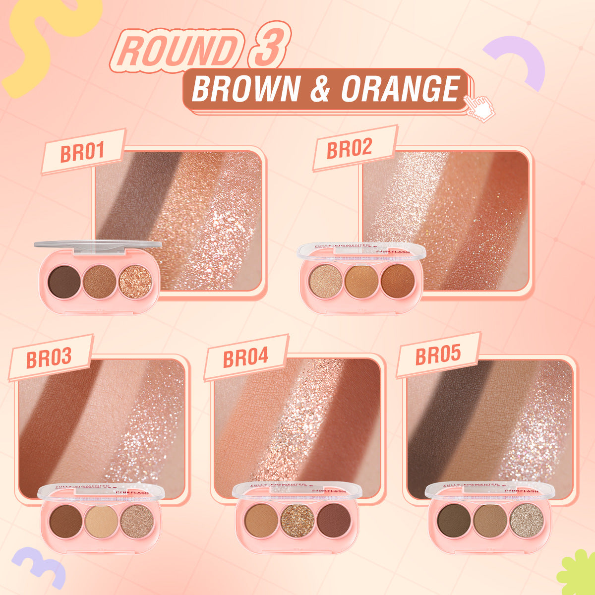 PINKFLASH - Pinkgame Eyeshadow - 11 Colors