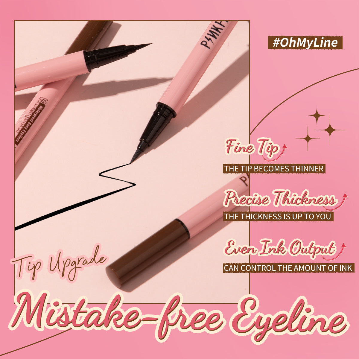 PINKFLASH - Waterproof Eyeliner - 2 Colors