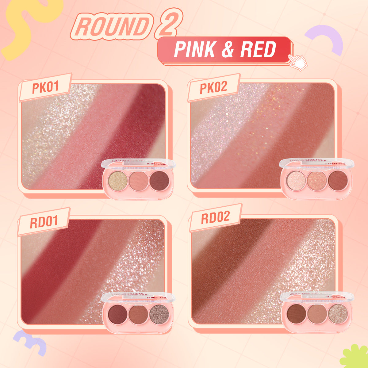 PINKFLASH - Pinkgame Eyeshadow - 11 Colors