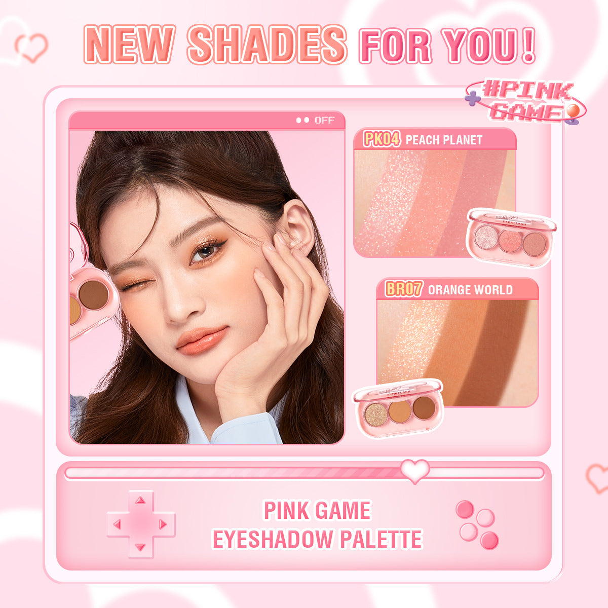 PINKFLASH - Pinkgame Eyeshadow - 11 Colors