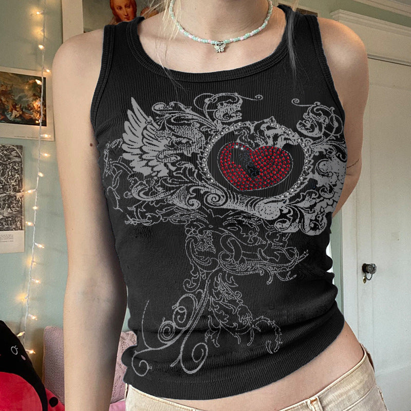 Butterfly Print Tank Top