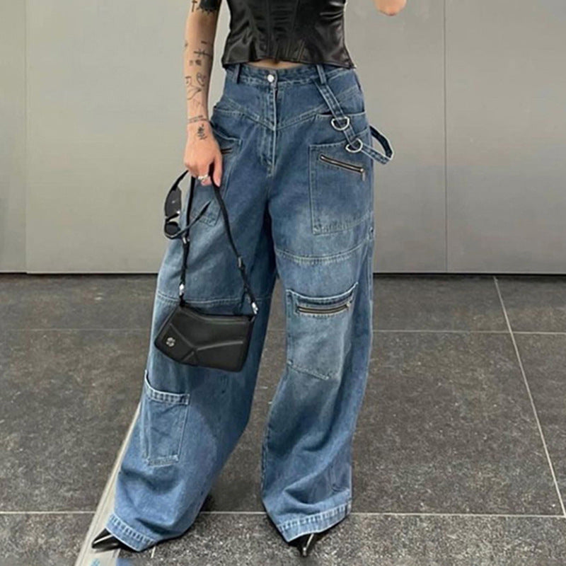 Wide Leg Boyfriend Jeans