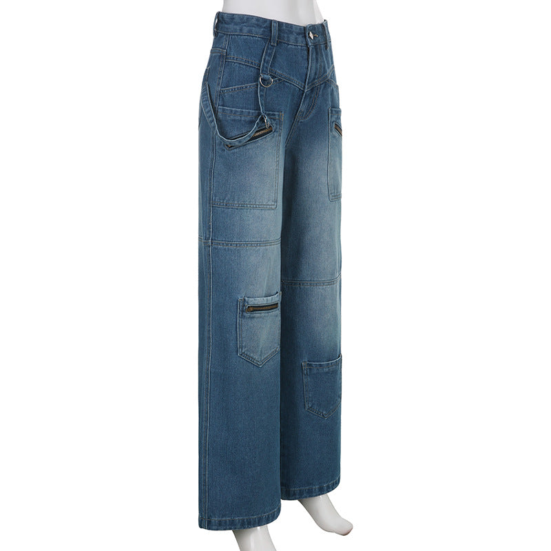 Wide Leg Boyfriend Jeans