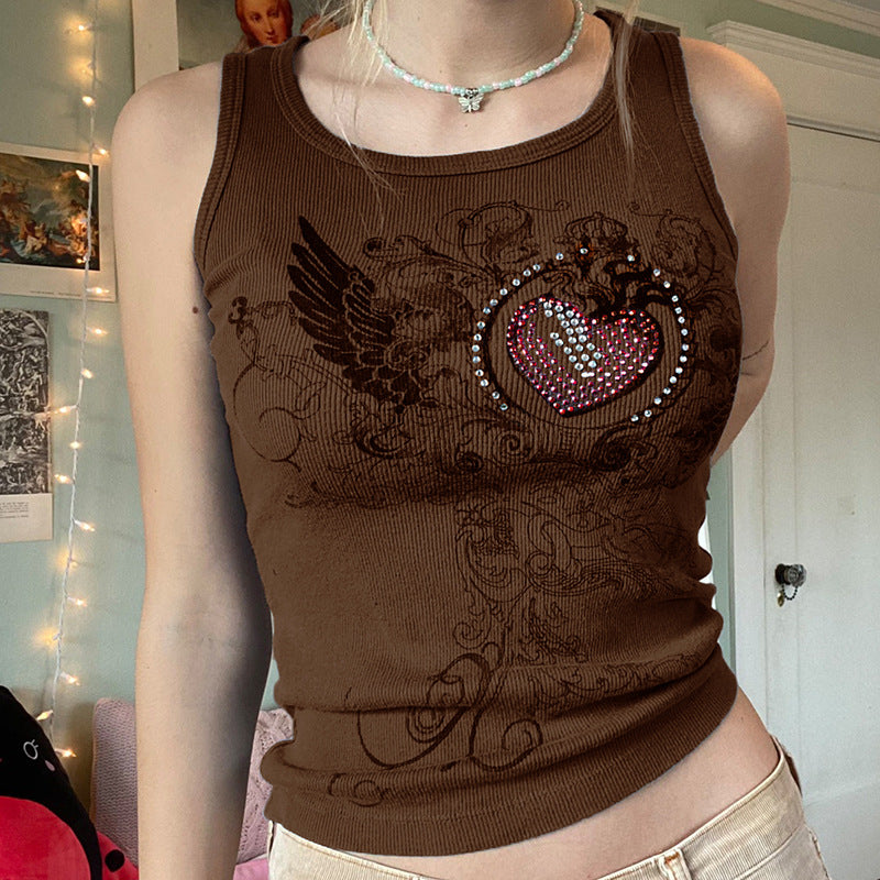 Butterfly Print Tank Top