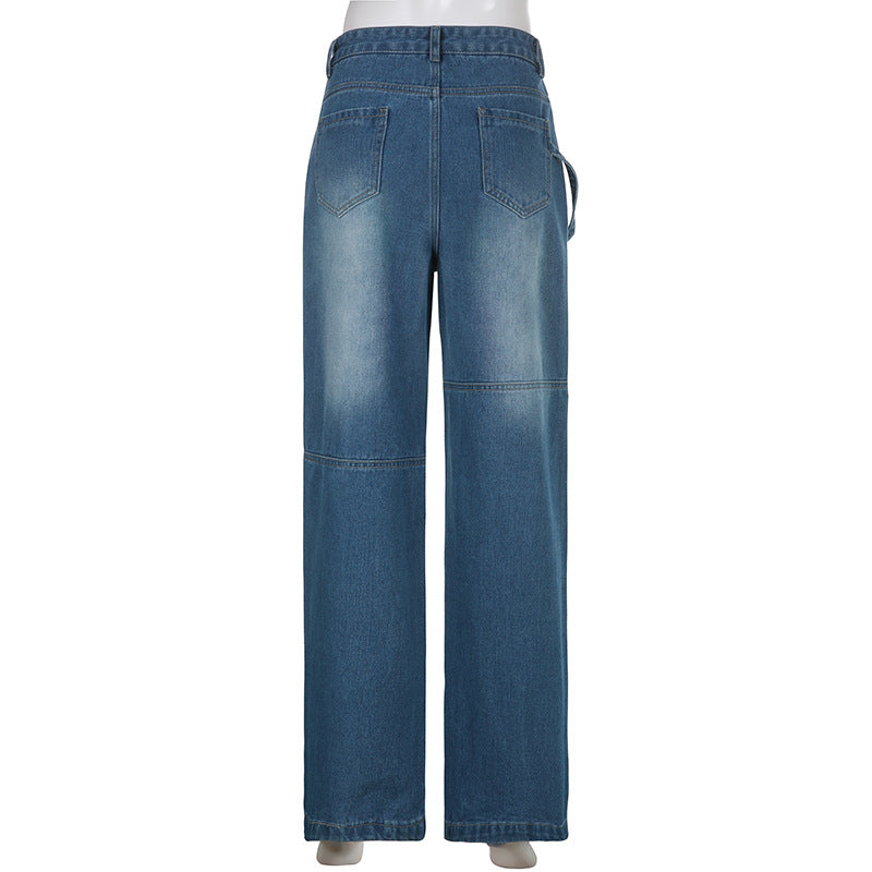 Wide Leg Boyfriend Jeans